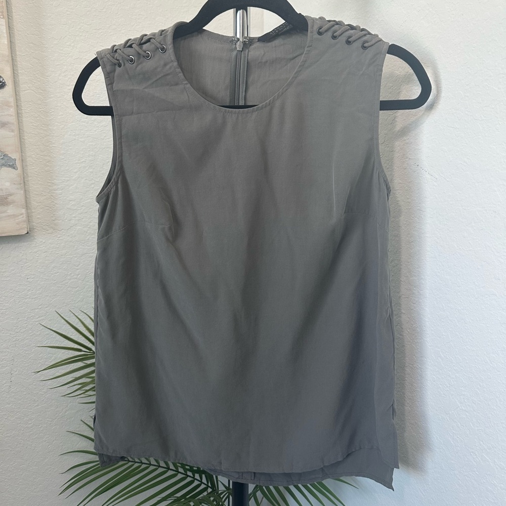 All Saint Kaili Laced Tank Top Size 4